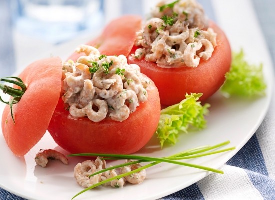 tomaat-garnaal tomaat-garnaal