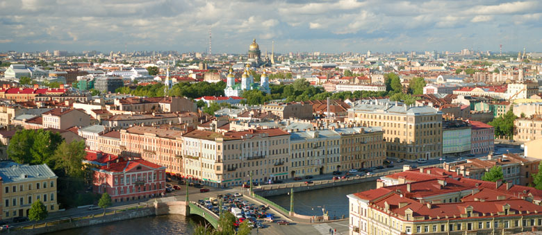 St Petersburg skyline