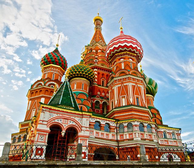 Moskou - Basilius cathedral