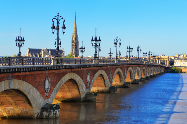 Bordeaux brug St Michelkathedraal