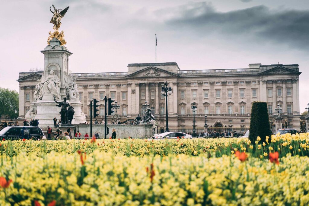 Afbeelding van Buckingham palace in Londen